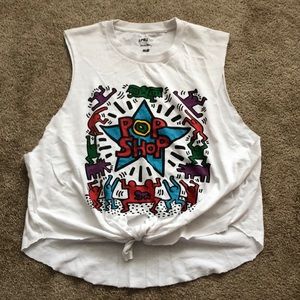 Keith Haring T-shirt (cut)